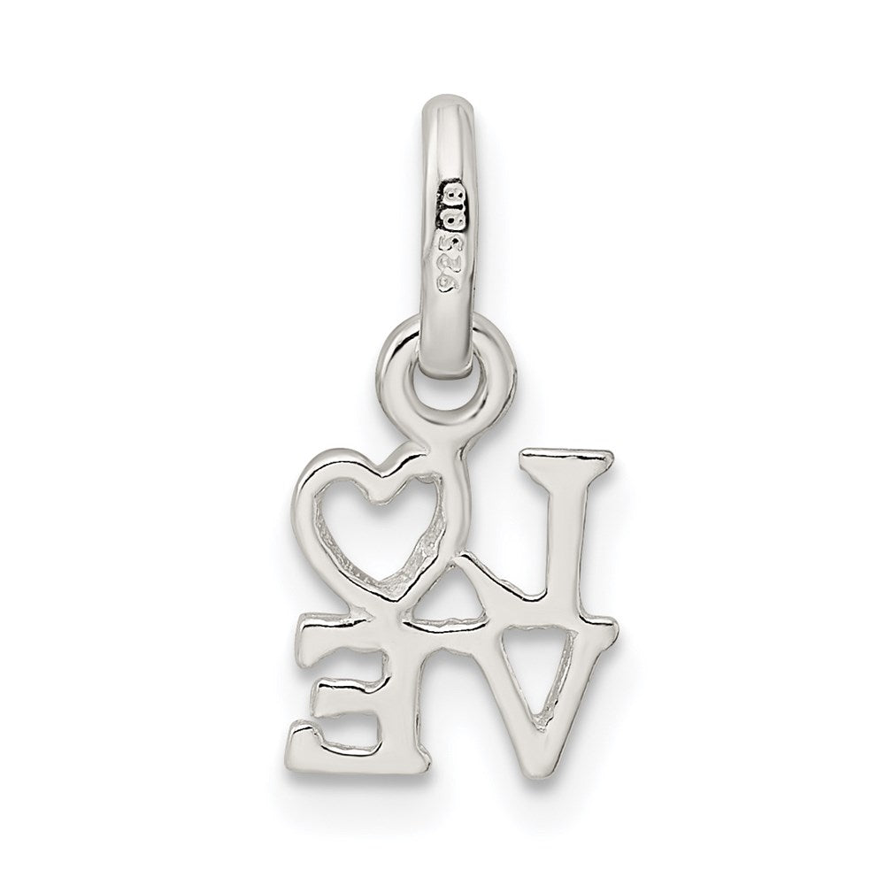 Sterling Silver Love Charm