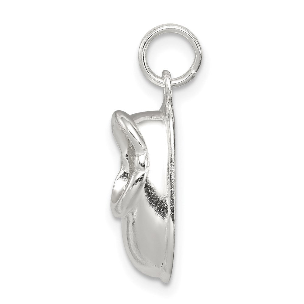 Sterling Silver Polished Shoe Charm