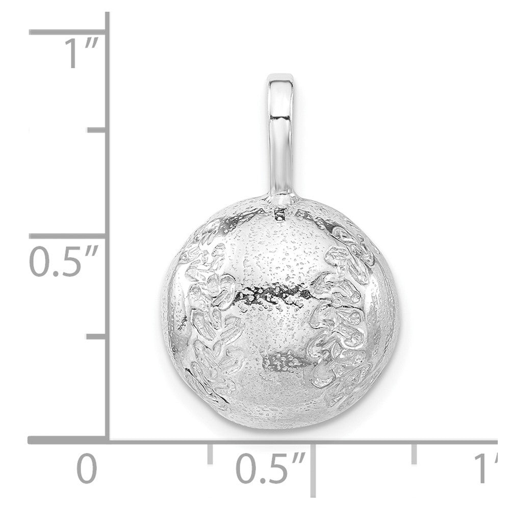 Sterling Silver Baseball Charm