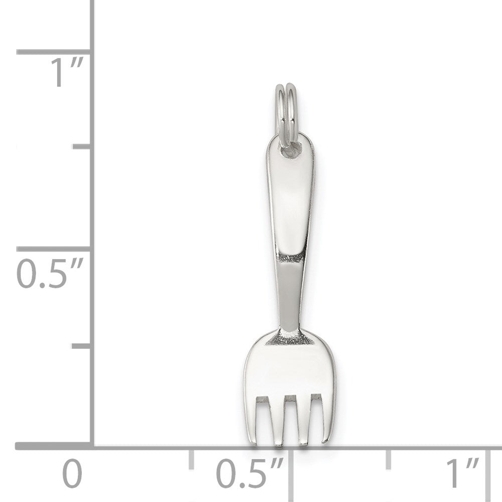 Sterling Silver Fork Charm