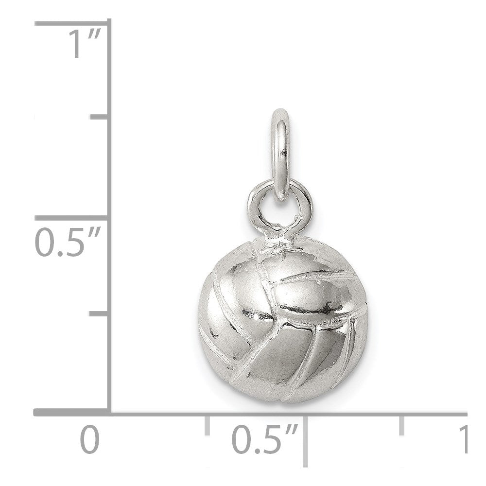 Sterling Silver Volleyball Charm