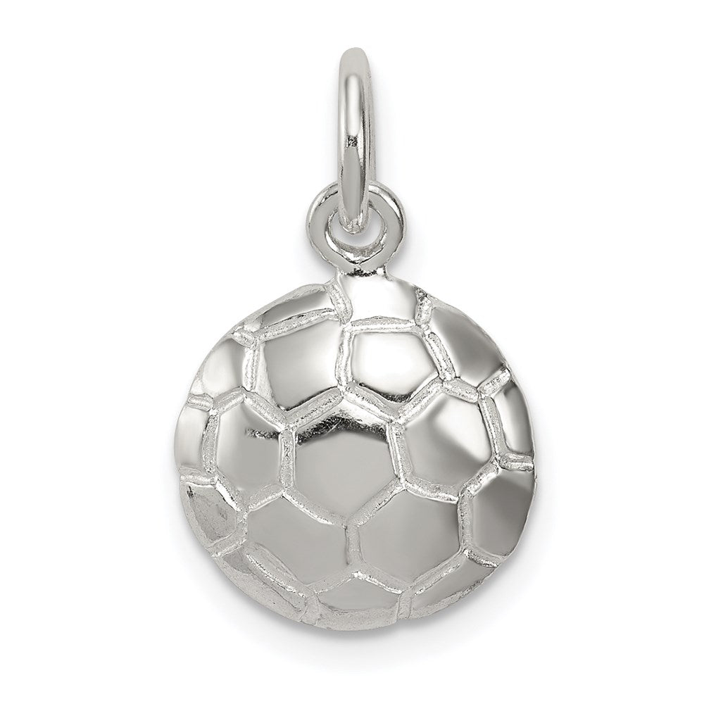 Sterling Silver Soccer Ball Charm