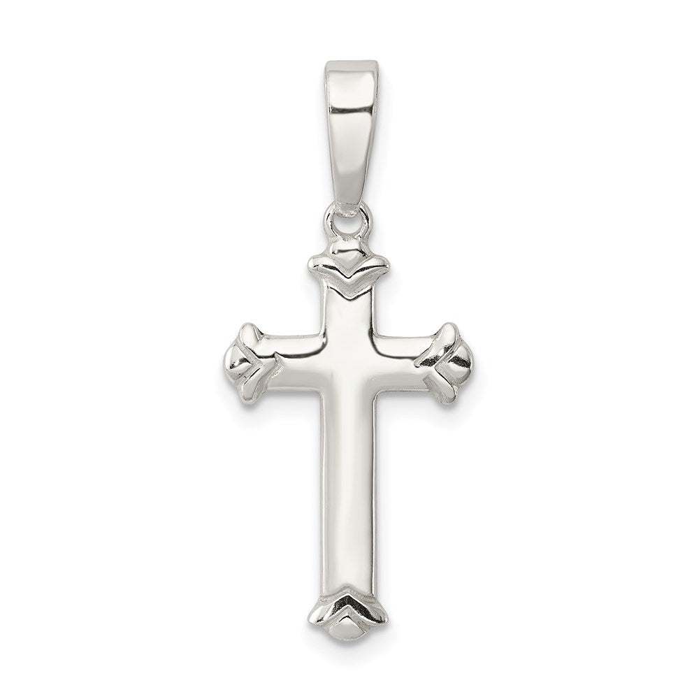 Sterling Silver Polished Cross Pendant