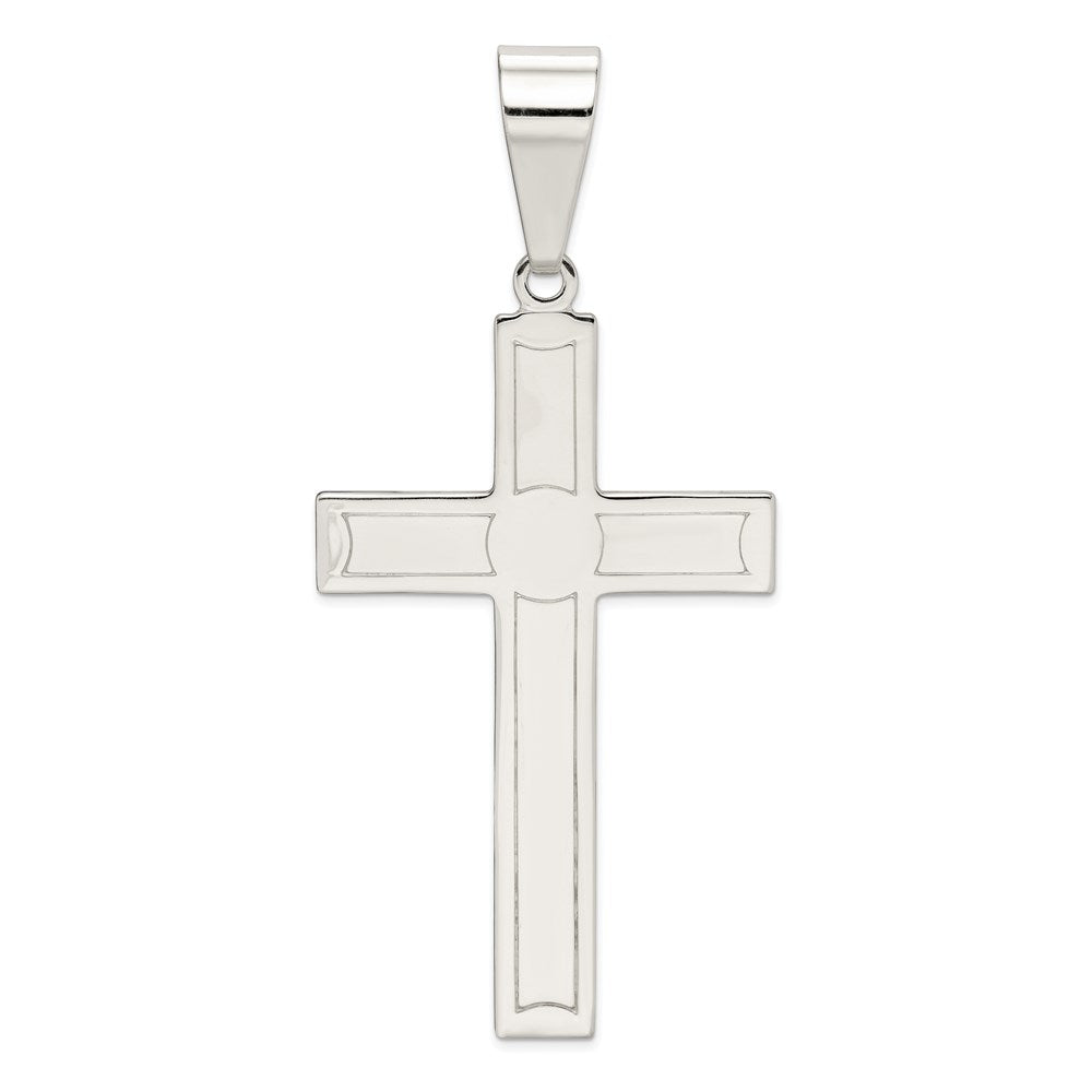 Sterling Silver Polished Cross Pendant