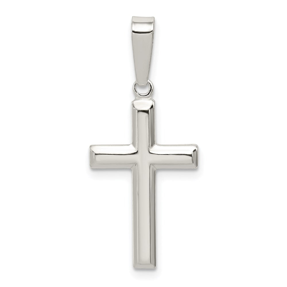 Sterling Silver Polished Cross Pendant