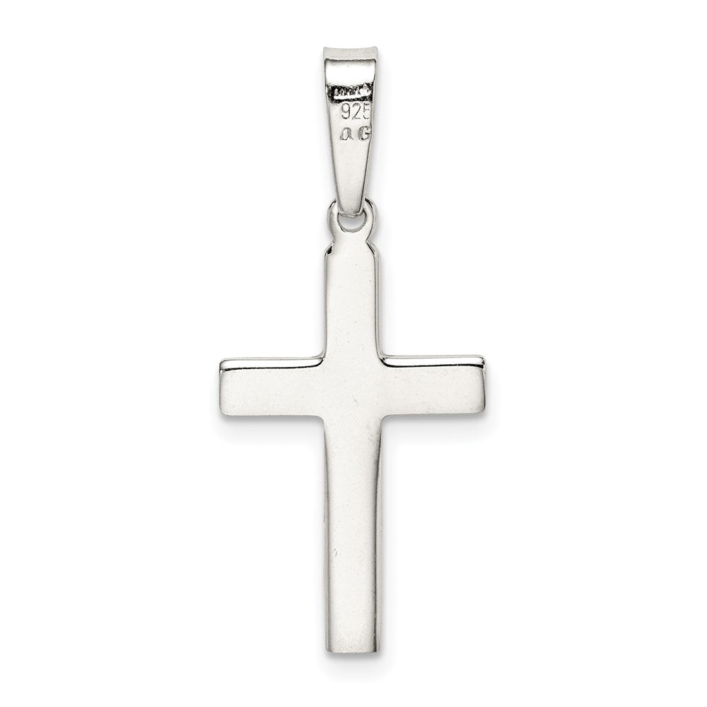 Sterling Silver Polished Cross Pendant