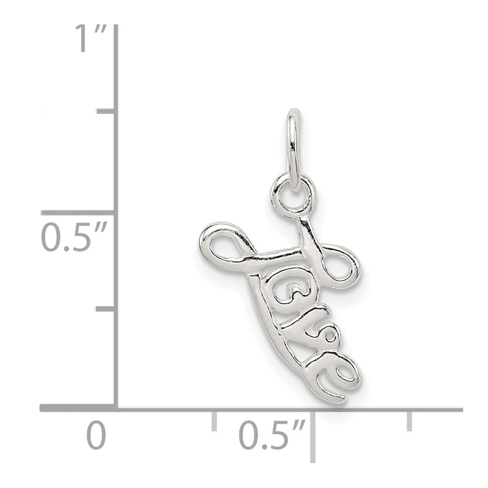 Sterling Silver Love Pendant