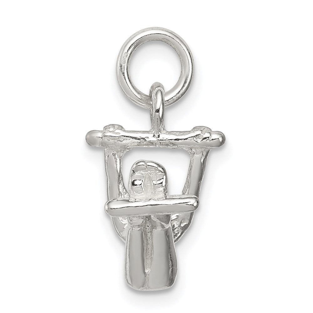 Sterling Silver Gymnast Charm