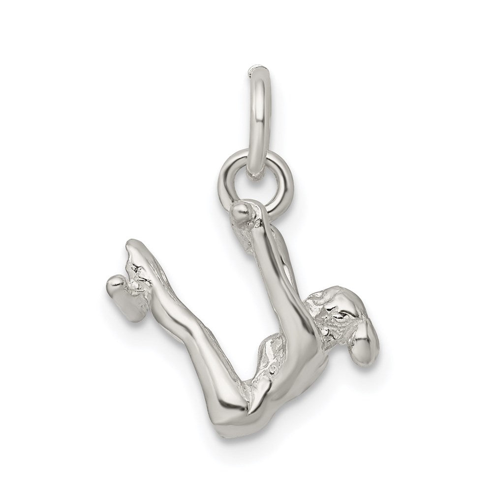 Sterling Silver Gymnast Charm