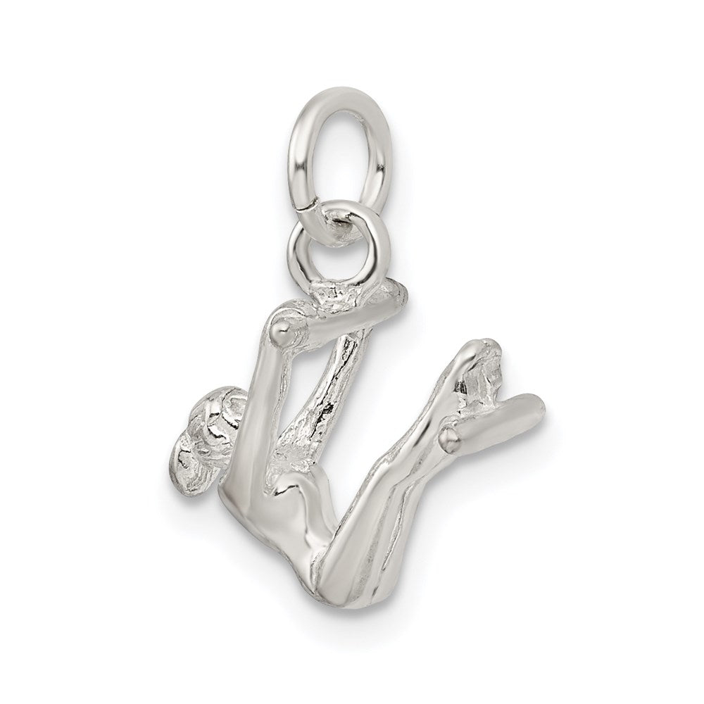 Sterling Silver Gymnast Charm