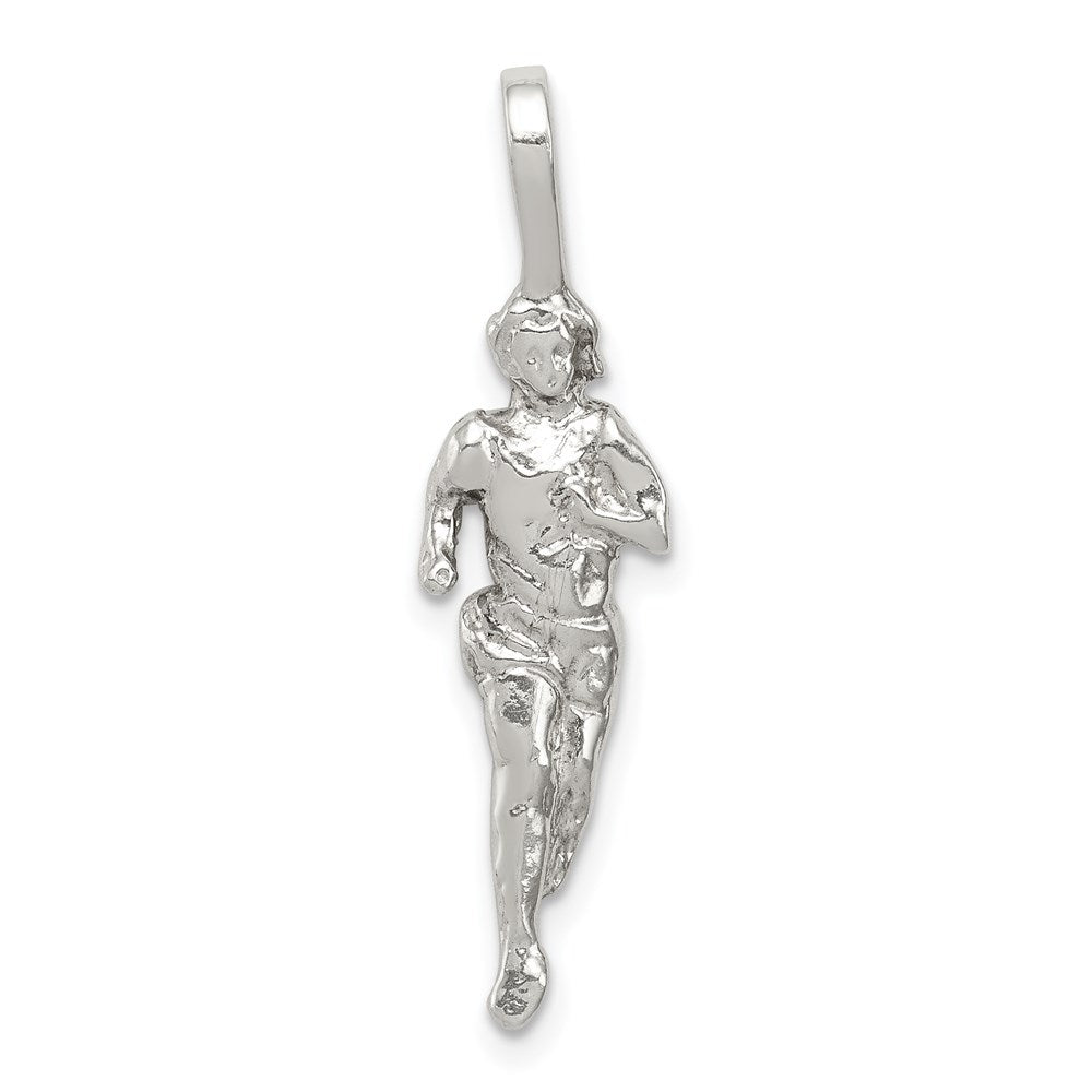 Sterling Silver Runner Pendant