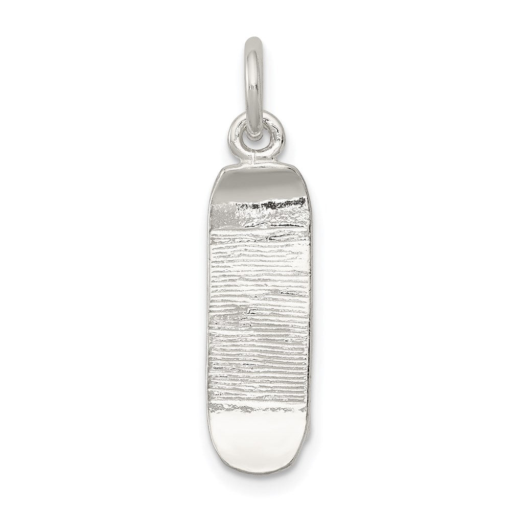 Sterling Silver Skateboard Charm