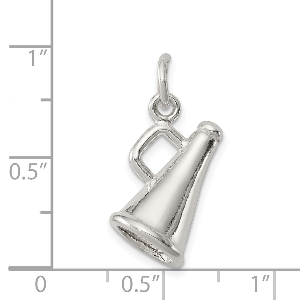 Sterling Silver Megaphone Charm