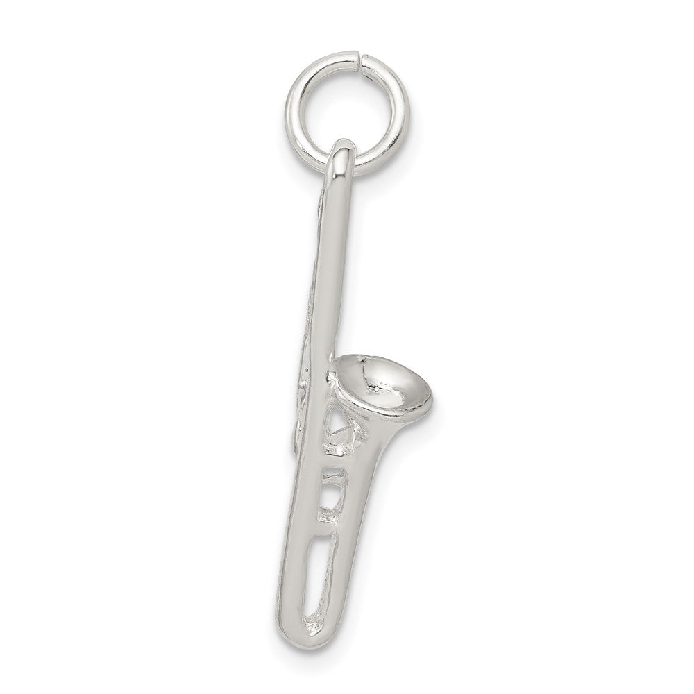 Sterling Silver Trombone Charm