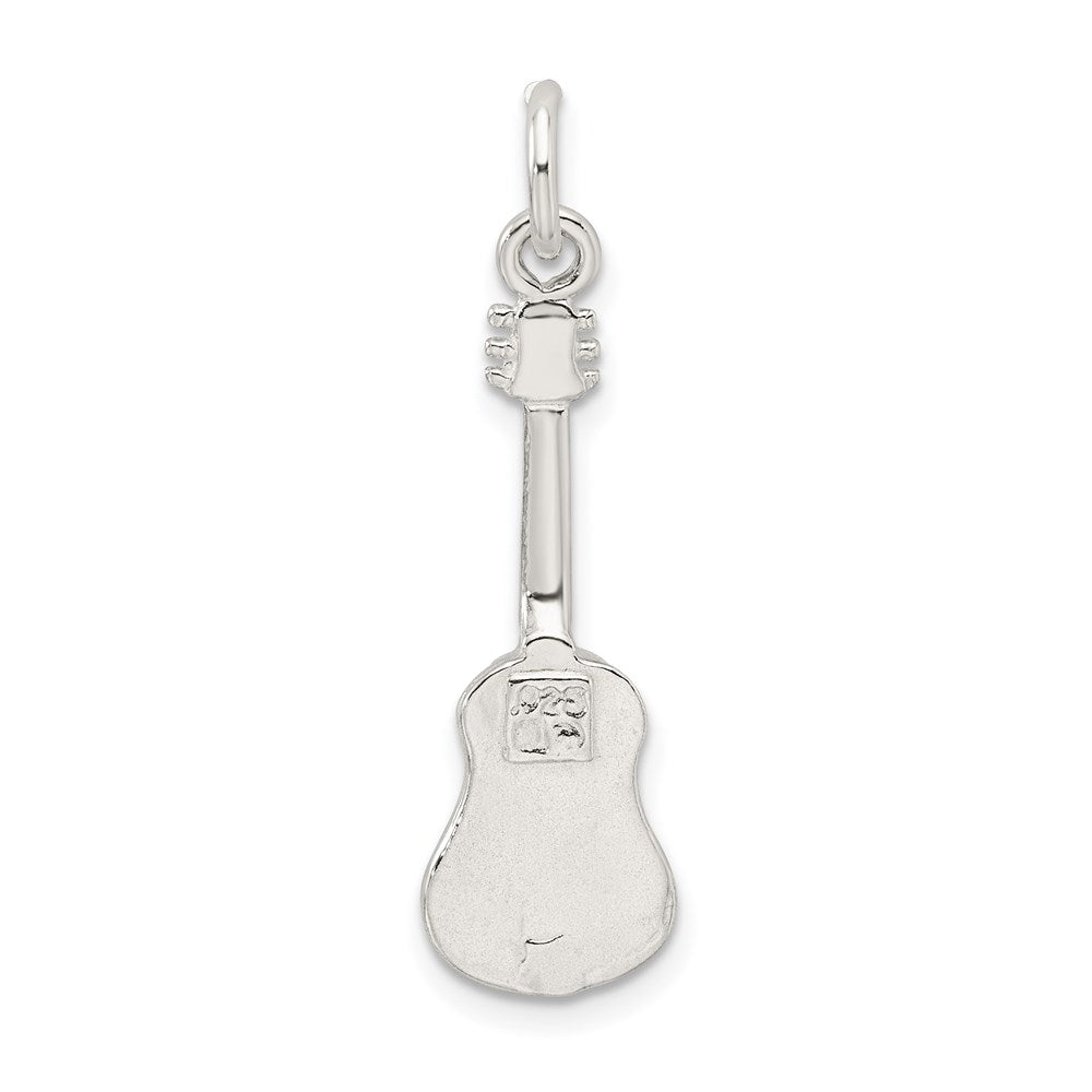 Sterling Silver Guitar Charm