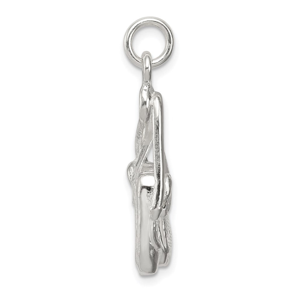 Sterling Silver Ballet Slippers Charm