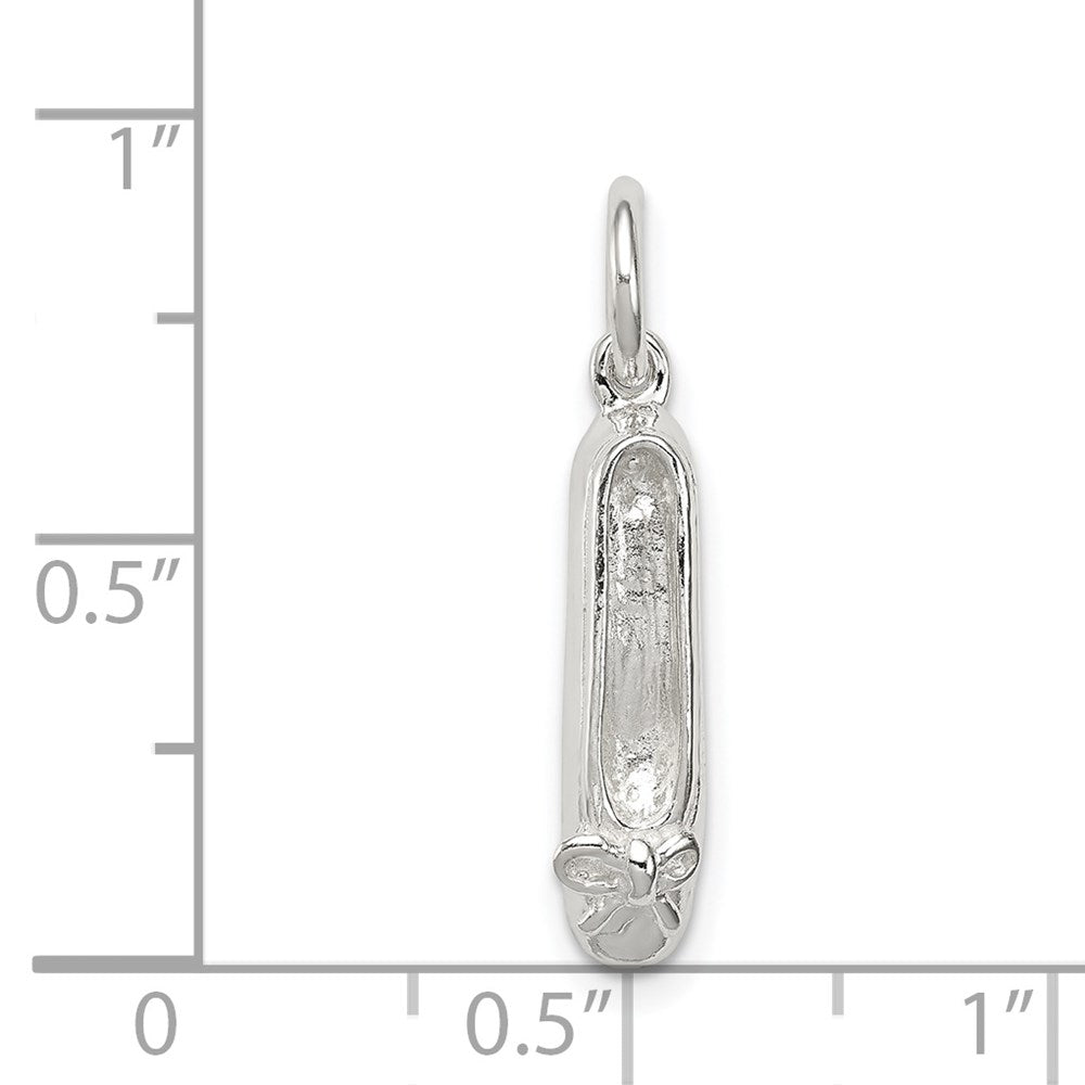 Sterling Silver Ballet Slippers Charm