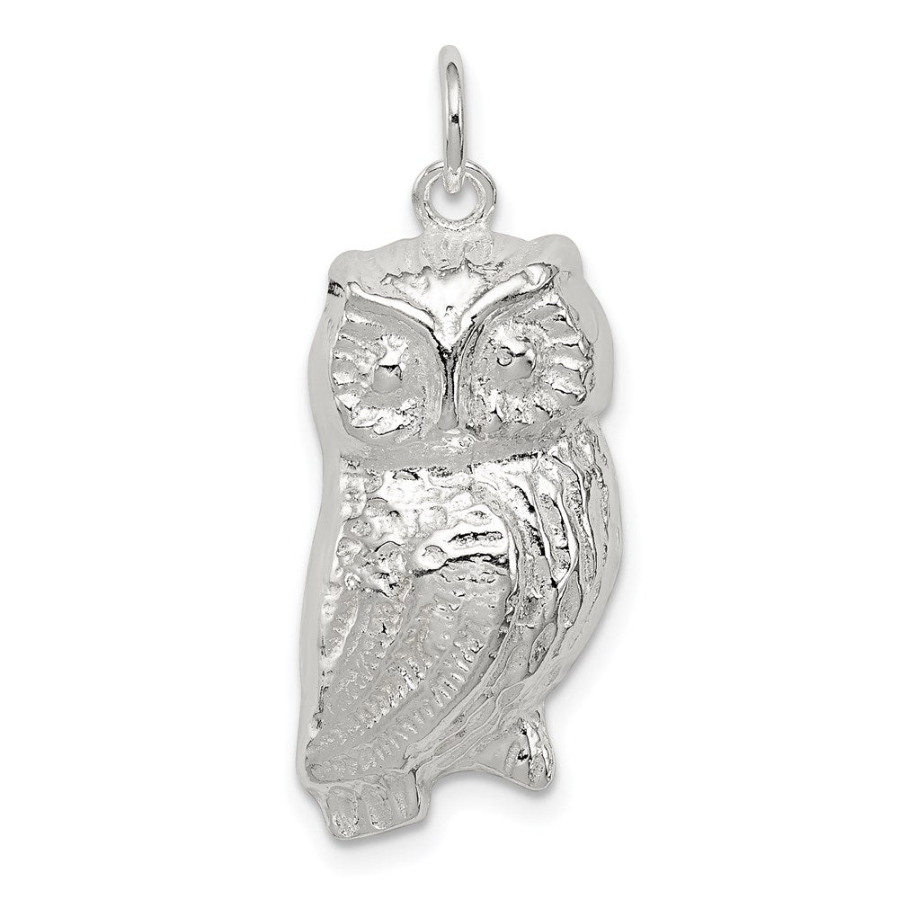 Sterling Silver Owl Charm