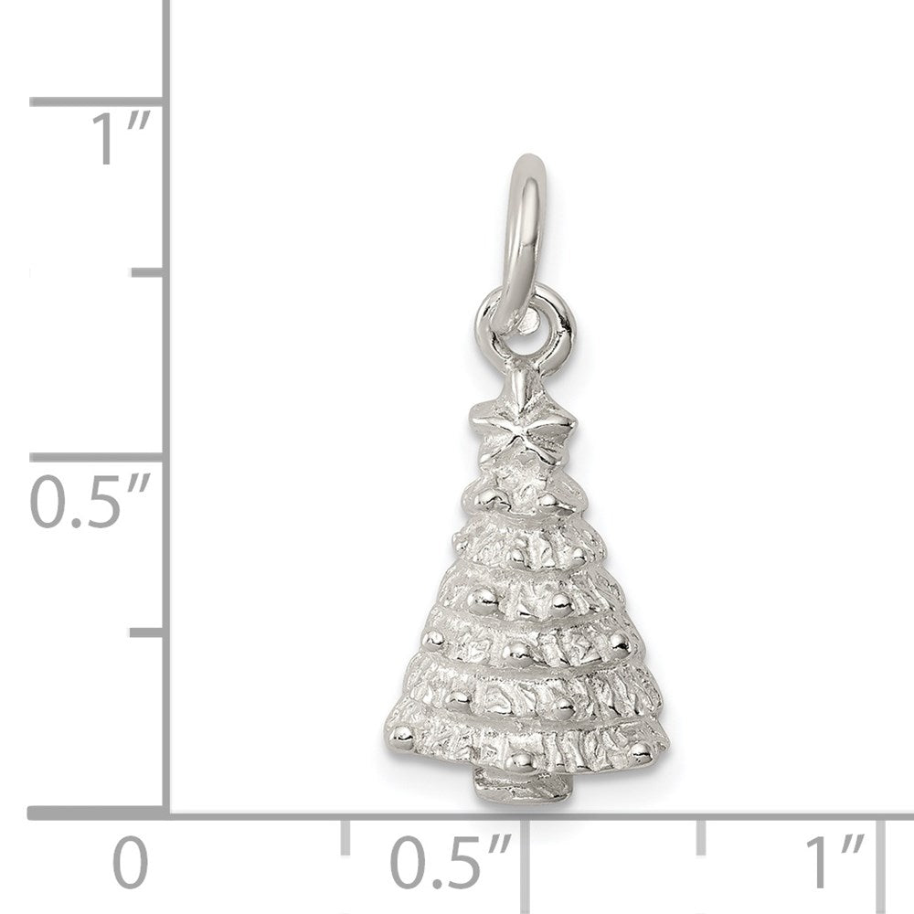 Sterling Silver Christmas Tree Charm