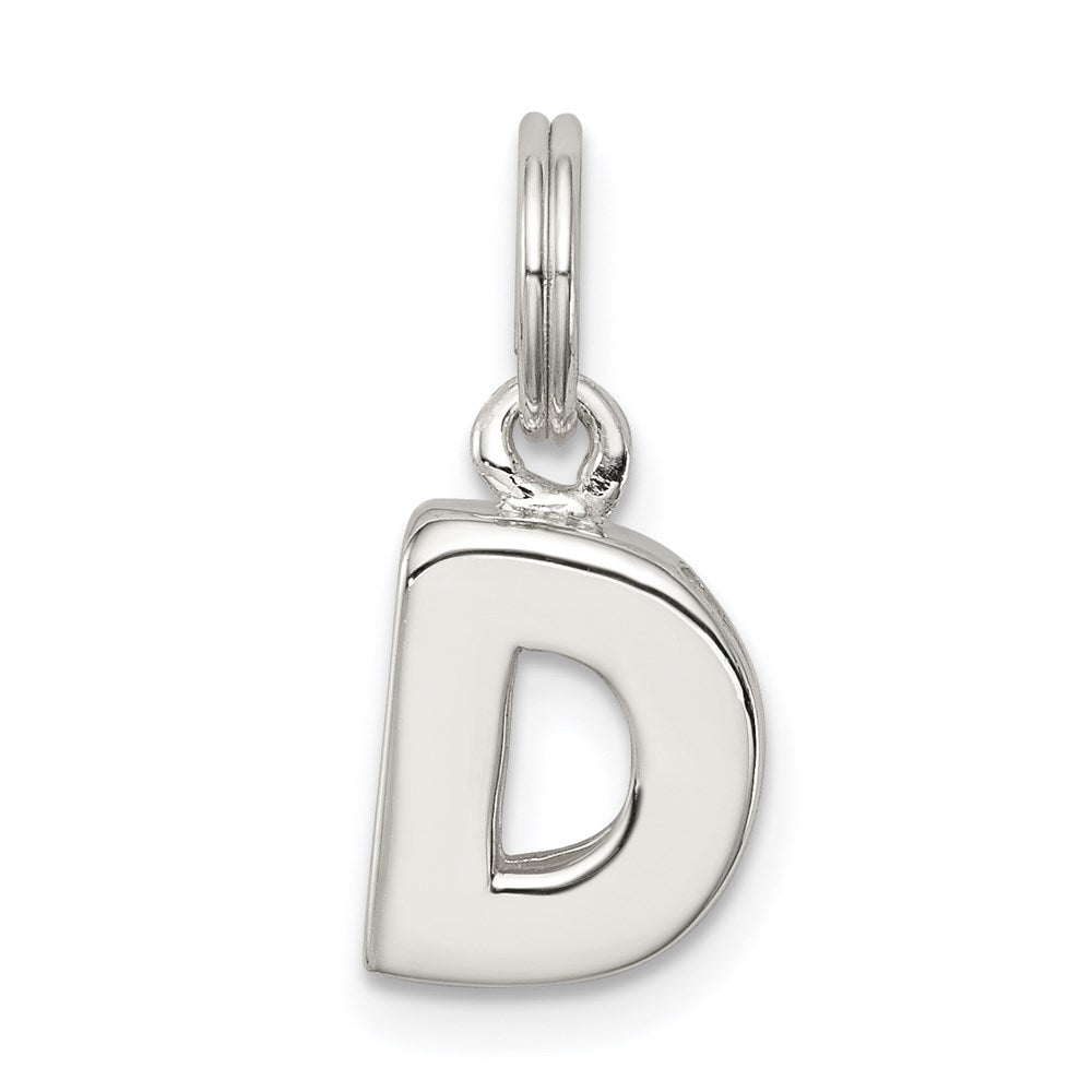 Sterling Silver Letter D Initial Charm