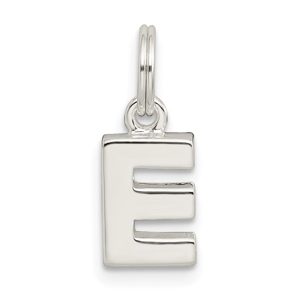 Sterling Silver Letter E Initial Charm