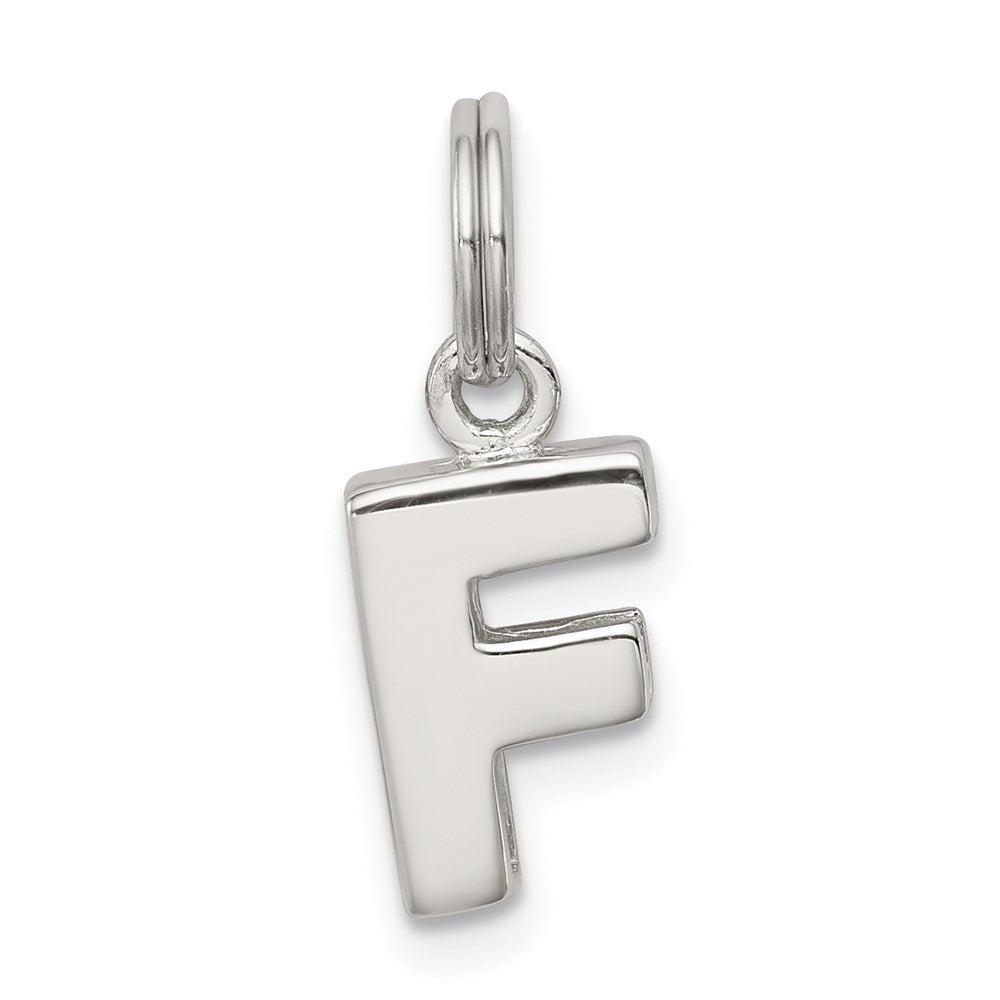 Sterling Silver Letter F Initial Charm