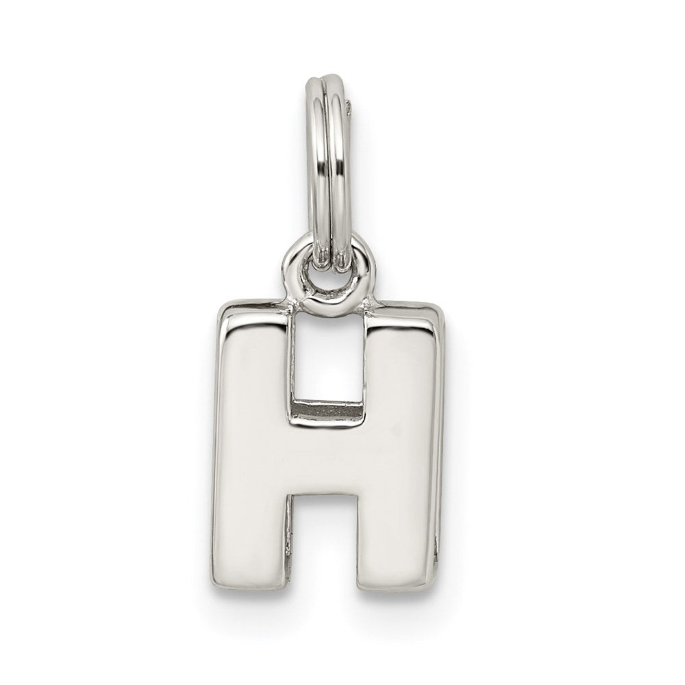 Sterling Silver Letter H Initial Charm