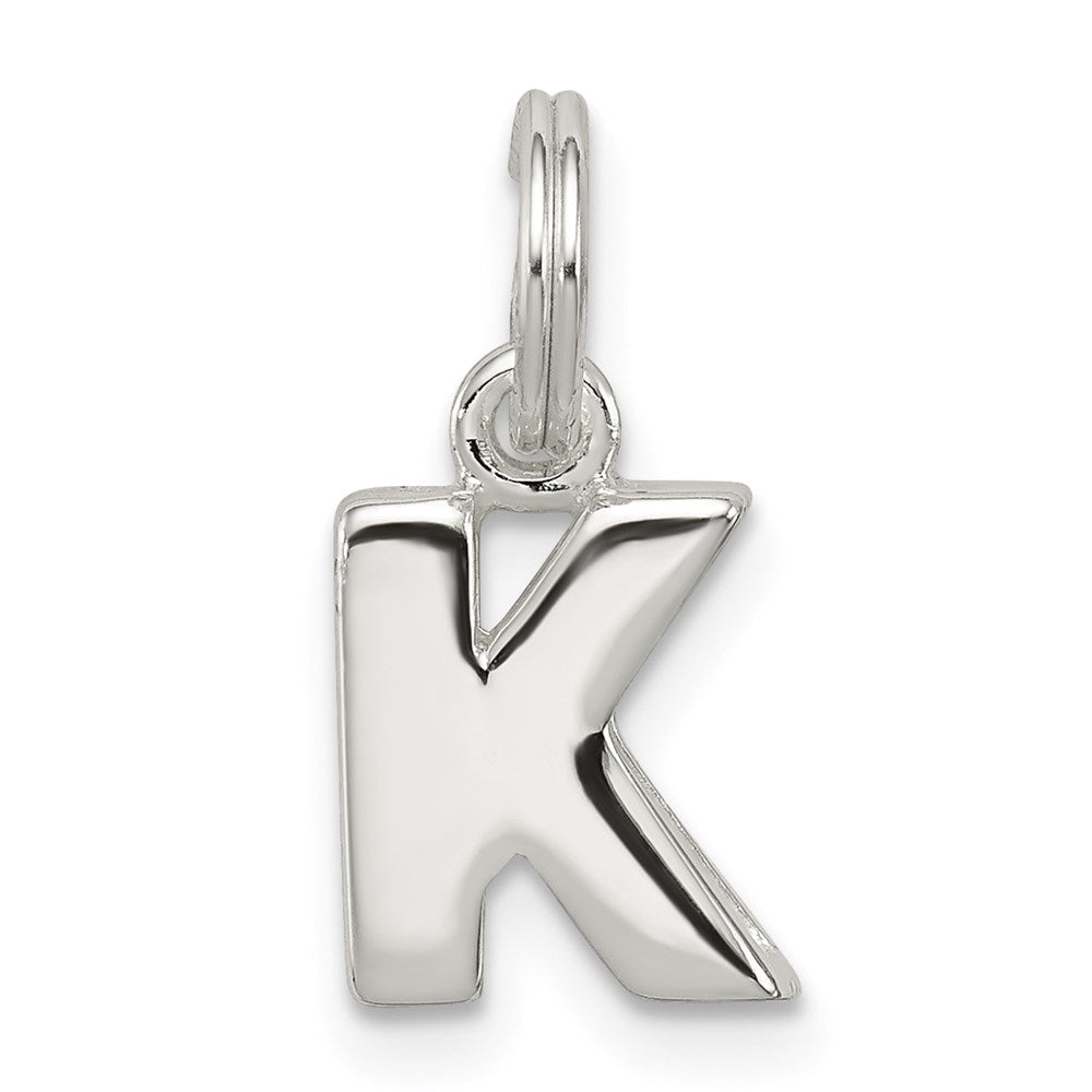 Sterling Silver Letter K Initial Charm