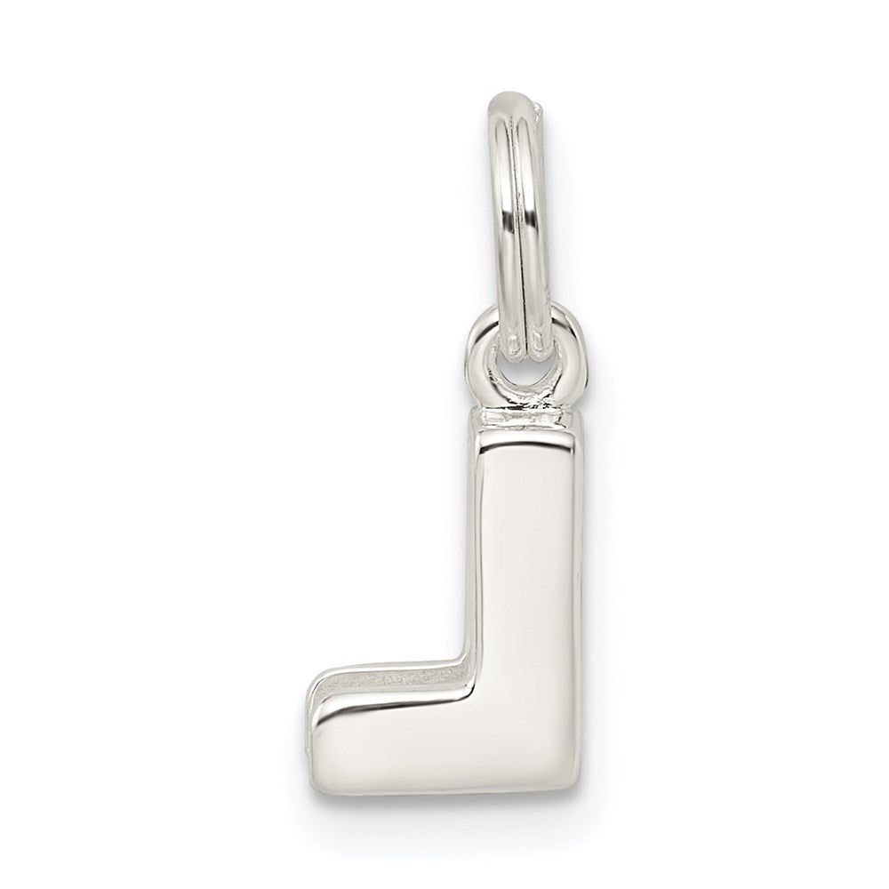 Sterling Silver Letter L Initial Charm