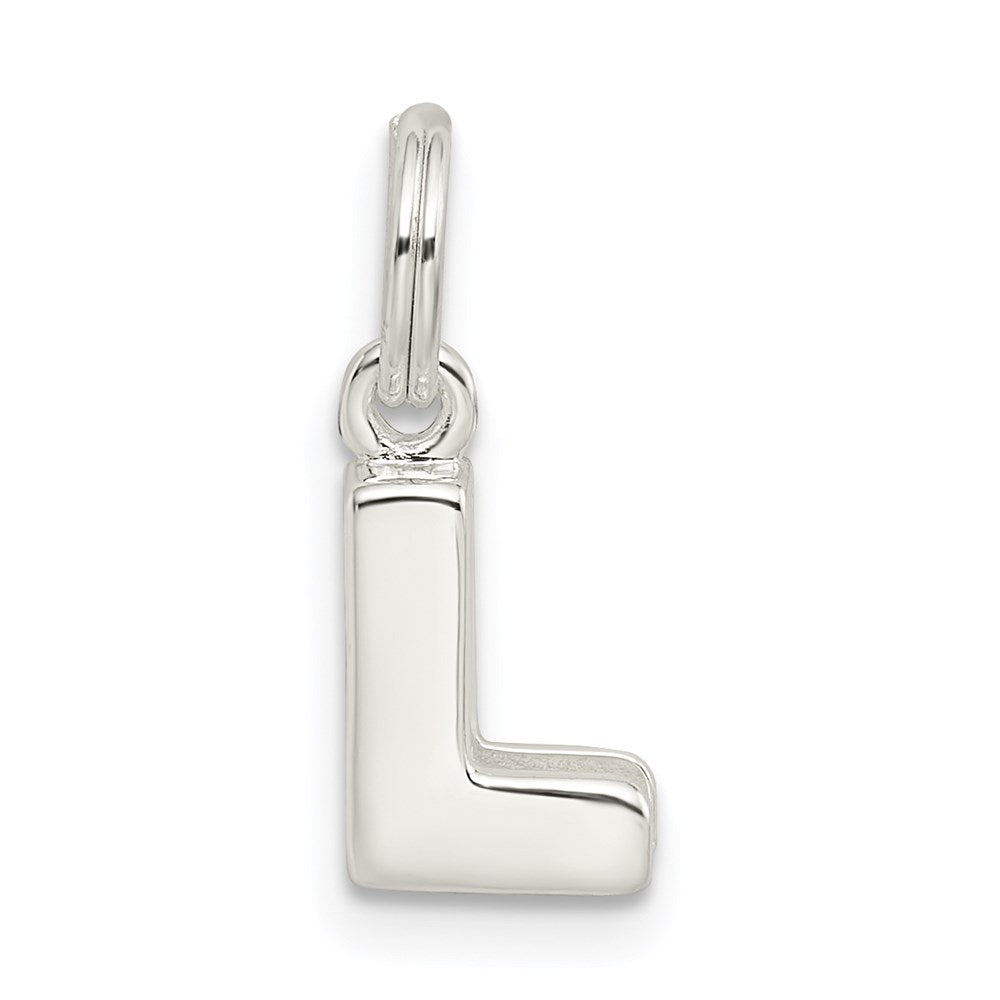 Sterling Silver Letter L Initial Charm