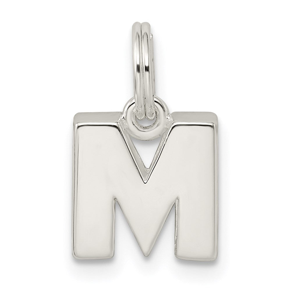 Sterling Silver Letter M Initial Charm