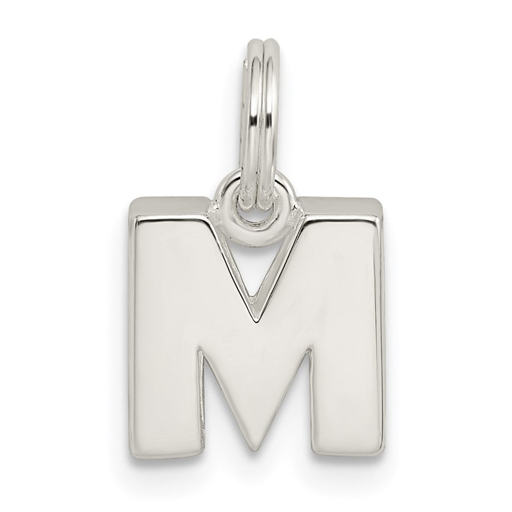 Sterling Silver Letter M Initial Charm