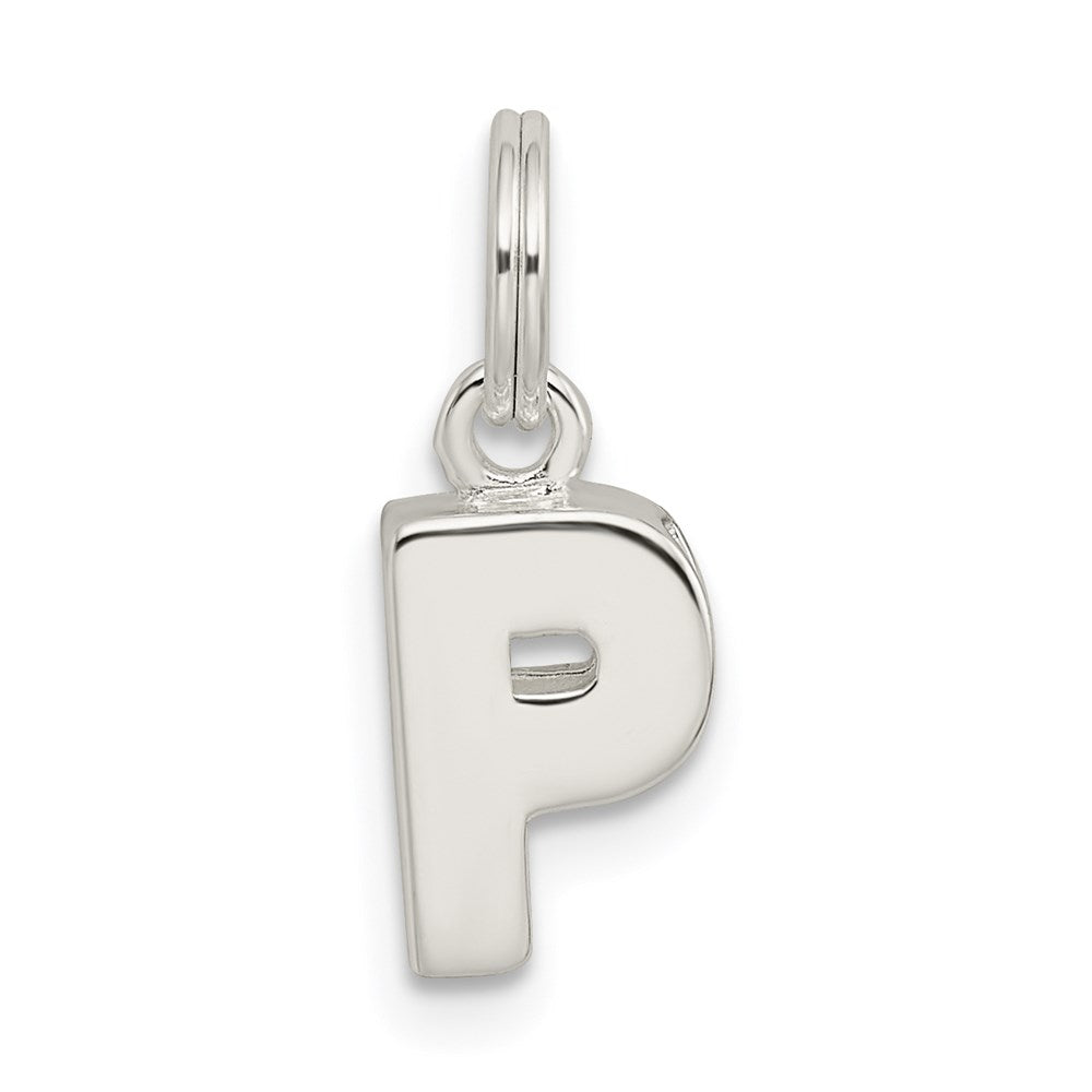 Sterling Silver Letter P Initial Charm