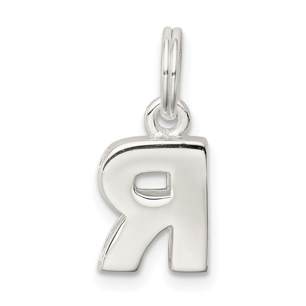 Sterling Silver Letter R Initial Charm