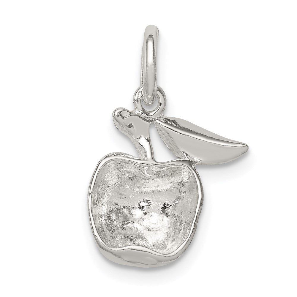 Sterling Silver Polished Apple Pendant