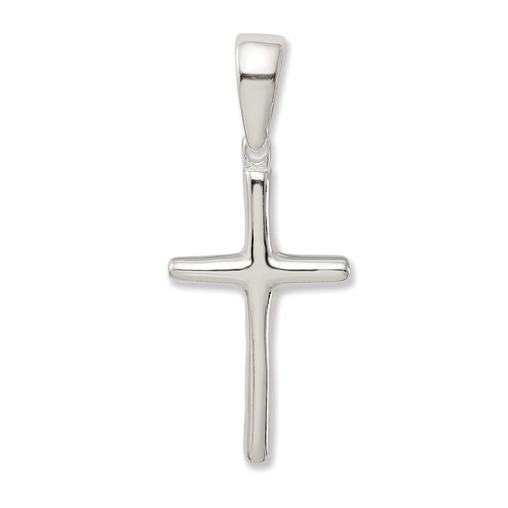 Sterling Silver Polished Cross Pendant