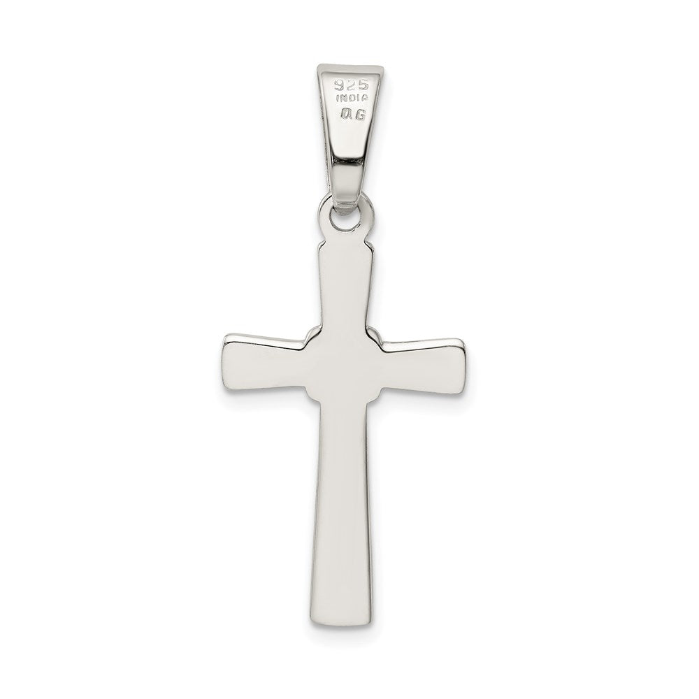 Sterling Silver Polished Cross Pendant