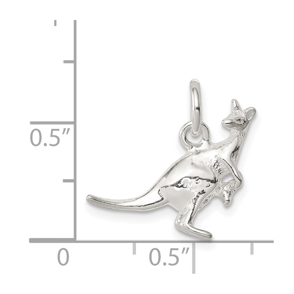 Sterling Silver Kangaroo Charm