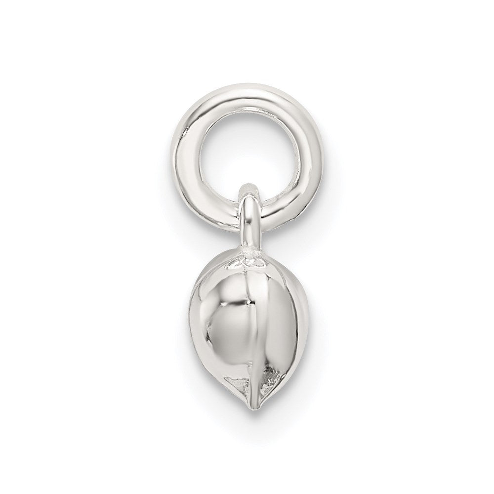 Sterling Silver Polished Puffed Heart Charm