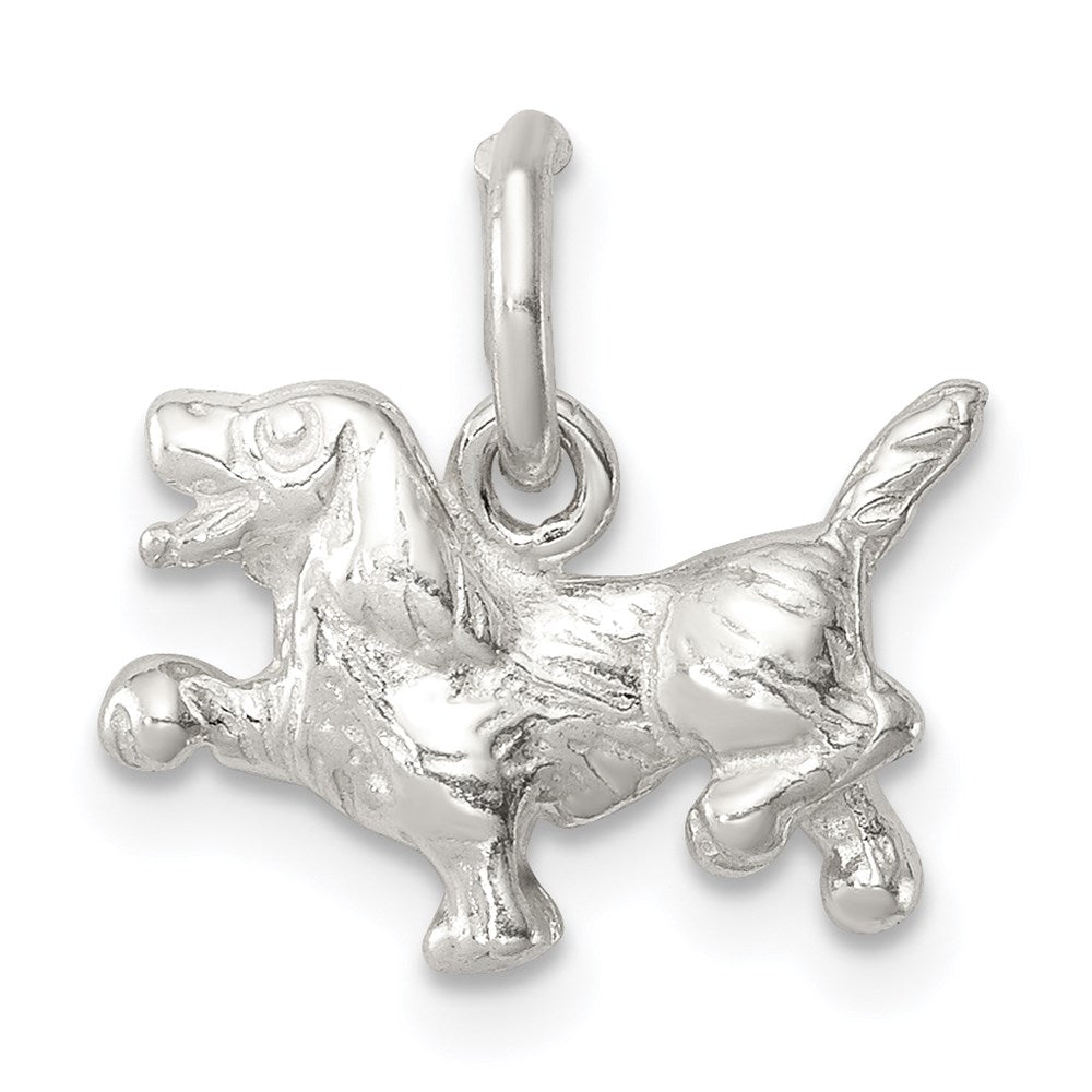 Sterling Silver Dog Charm