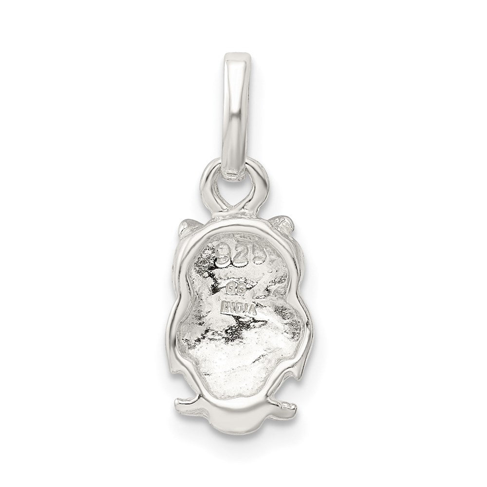 Sterling Silver Polished Owl Charm