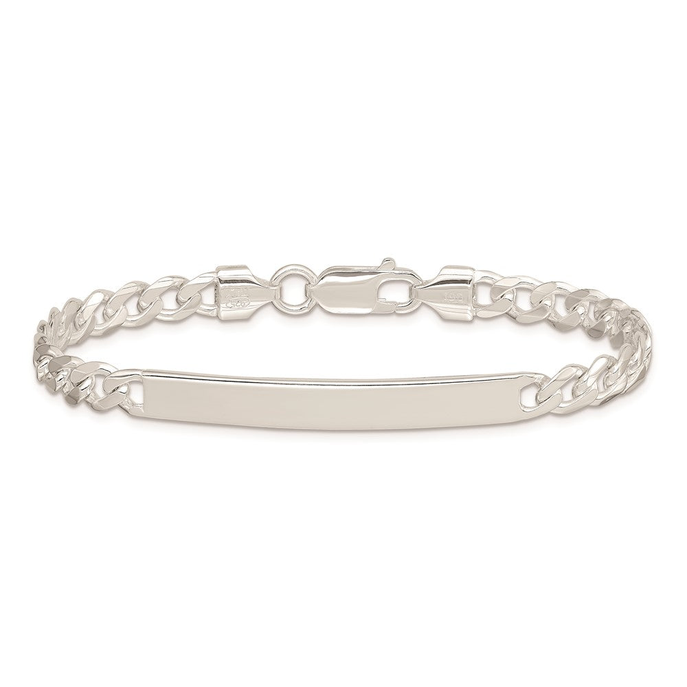 Sterling Silver Curb ID Bracelet