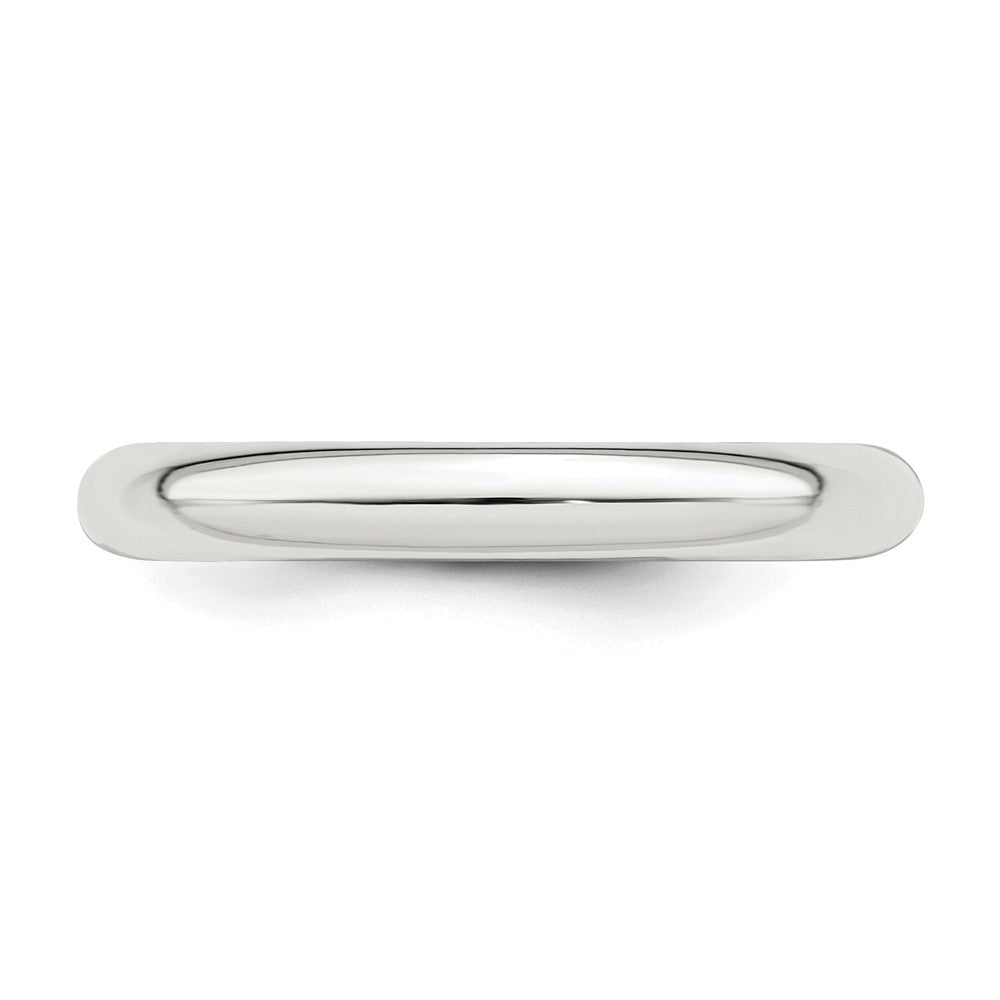 Sterling Silver 3mm Comfort Fit Size 6 Band