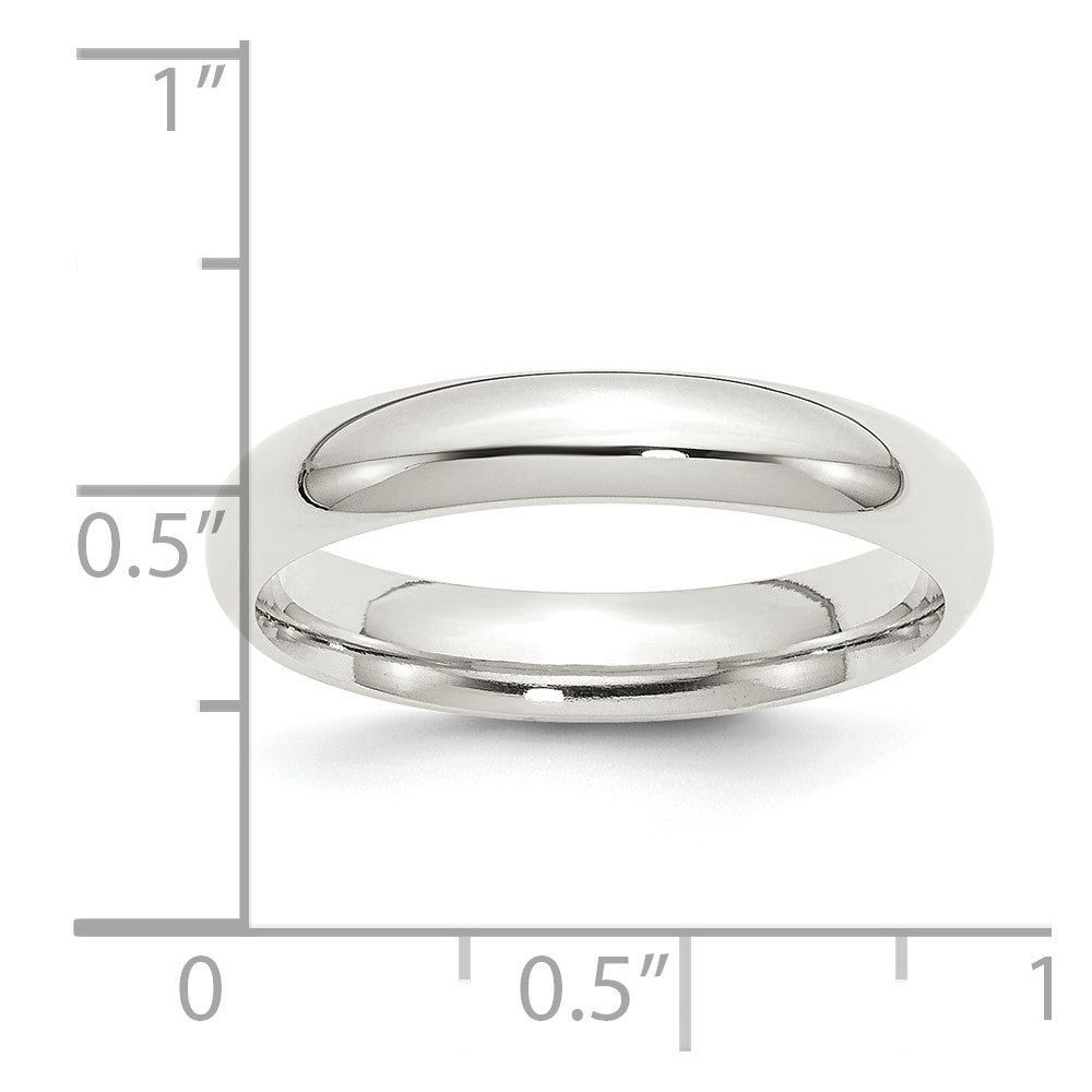 Sterling Silver 4mm Comfort Fit Size 7 Band