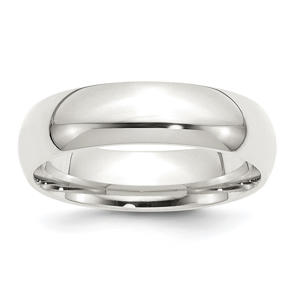 Sterling Silver 6mm Comfort Fit Size 4.5 Band