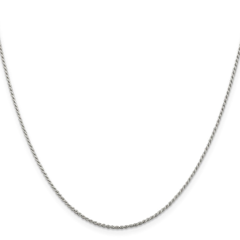 Sterling Silver 1.2mm Diamond-cut Rope Chain