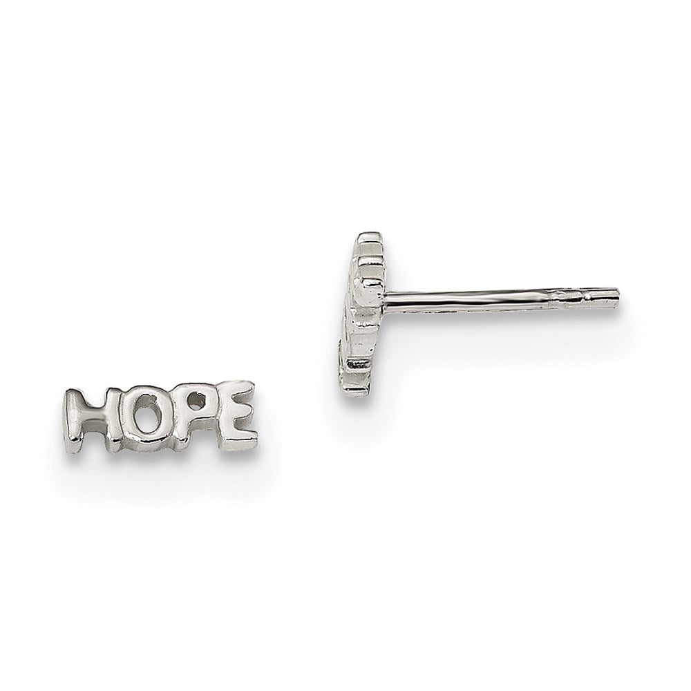 Sterling Silver Hope Post Earrings