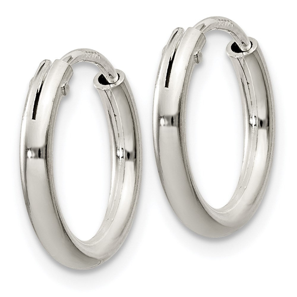 Sterling Silver 2mm Hoop Earrings