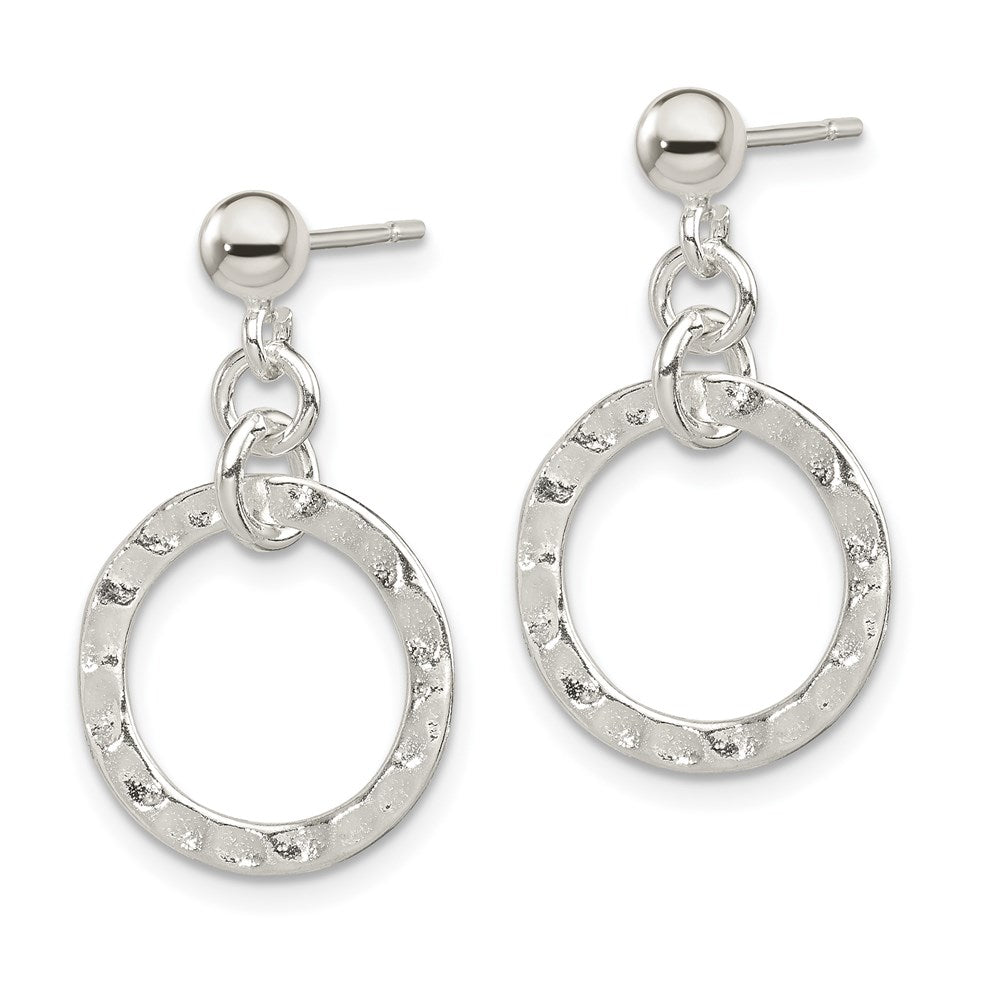 Sterling Silver Dangling Circle Earring