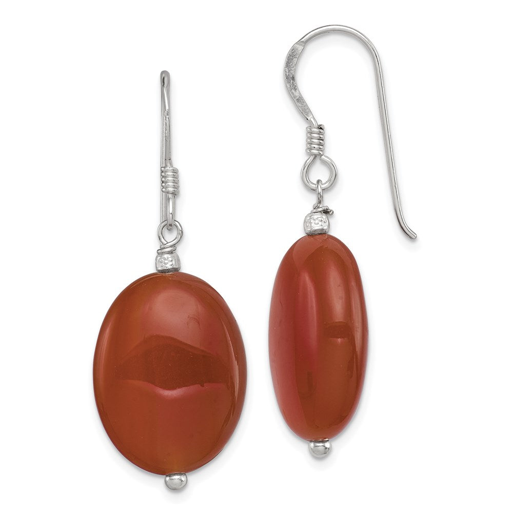 Sterling Silver Carnelian Earrings